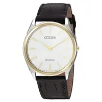 在飛比找PChome24h購物優惠-CITIZEN 光動能魅力四射時尚皮革腕錶-咖啡X白