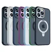 MagSafe Case Shockproof Ring For iPhone 15 Pro Max 13 12 14 Magnetic Stand Cover