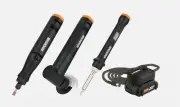 WORX WX991L 20V (3) PC MAKERX Combo: Rotary + Angle Grinder + Wood/Metal Tool-OB