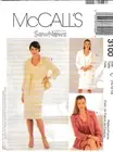 Vogue Pattern 3100 c2001, Misses/Petites Jacket & Dress, Size 10-12-14