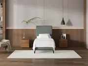 My Style Tapered Headboard & Slimline Base - Single / Seaglass / Slimline Base