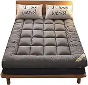 Single/Double/King Size Portable Mattress, Futon Sleeping Mat, Foldable Mattress, Thick Futon Floor Mat Suitable for Students, Massage, Yoga, Camping