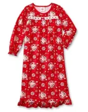 The ELF on The Shelf Nightgown Girl's size 4 NEW Soft Warm Flannel Pjs Pajamas