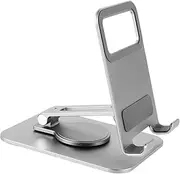 CHICAMPERA Adjustable Foldable Phone Stand Portable Rotatable Tablet Holder for Desk Use Compatible with Various Devices Slip Base for