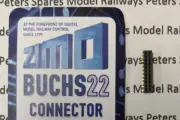 Zimo BUCHS22 22-pin socket (female) for accepting decoders with PluX type plug