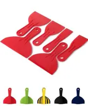 Bates- Putty Knife, 6 Pack, Plastic Paint Scraper, Plastic Scraper, Plastic P