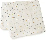 Gelato Pique PSGG252823 Women's OWHT SD Terrazzo Pattern, Anti-Bacterial Treatment, Cool Touch Fitted Sheet (Semi Double), OWHT, SD
