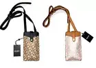 DKNY Phone Crossbody Case Messenger Bag Logo Brown Black Beige New NWT