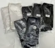 7 Pair Compression Socks Adult Size L/XL Black Navy White Gray Over The Calf NEW