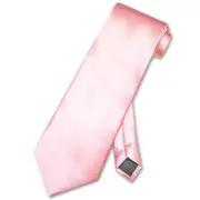 Antonio Ricci NeckTie Solid PINK Color Mens Neck Tie