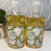 2 Bath & Body Works Pleasures FRESHWATER CUCUMBER Shower Gel 10oz AS PICTURED!