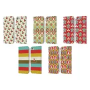 HEAD CASE DESIGNS RETRO CHRISTMAS LEATHER BOOK CASE FOR APPLE iPOD TOUCH MP3