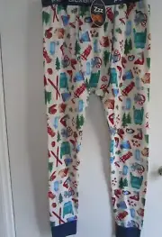 Peter Alexander Mens Whistler long john style PJ Pants Size XL
