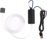 5V Mini Aquarium Air Pump USB for Aquarium, Fish Tank, Fishing with Air Stone...