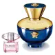 【VERSACE 凡賽斯】狄倫 女神女性淡香精100ml+香戀水晶小香水5ml(專櫃公司貨)