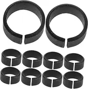 10pcs Set Wheel Hub Positioning Ring Wheels Wheel Hub Bolt Hub Center Ring Wheel Locks for Cars Tires Wheel Lug Nuts Socket Steel Lug Nut Socket Black 65 Manganese Spring Steel