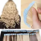 Clearance Tape In Hair Extension Invisible Skin Weft Russian Straight Human Hair
