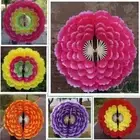 36cm Dance Fan Half-folded Square Dance Fan Portable Hand Fan Decorative Craft