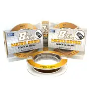 ASSO MICRO BRAID 8X PE Fishing Braided Line X8 150m Brown 0.06mm - 0.20mm