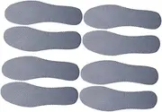BEBEMOKO Shoe Heel Inserts for Men 4 Pairs Sports Insoles Mesh Breathable Absorption Shoe Pads Size 43 9.5us 8.5uk 43eu