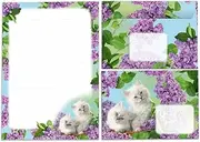 Letter Paper Set for Girls Cats Letter Pad with Envelope for Kids (A5 Pad with 25 Sheets + 15 Envelopes)