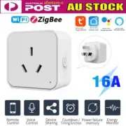 Tuya16A Smart AU Socket Plug Voice Control WiFi / Zigbee for Alexa Google Home