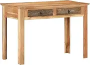Desk Solid Reclaimed Wood, Office Computer Table, Home Work, Desks Stand, Adjustable, Gaming 110x50x75cm
