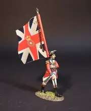 JOHN JENKINS REVOLUTIONARY WAR CW7FL-03 BRITISH 7TH FUSILIERS FLAG BEARER