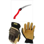 Corona RS16150 RazorTOOTH Folding Pruning Saw 10-Inch Curved Blade Red + Mech...