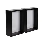 Nicola Spring 3D Deep Box Photo Frames - 5 x 7" - Pack of 2