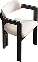 CVBFDB Dining Chairs Wood Design Comfortable Upholstered Waiting Chair Ergonomic Adults Dining Table Furniture