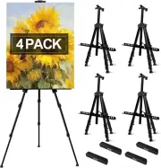 Extra Sturdy Aluminum Tripod Easel with Storage Bags – 17 to 66 Inch Height