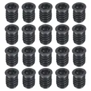 50Pcs Threaded Inserts, M8-1.25x17 Nut Threaded Inserts for Wood Working Tool