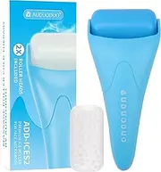 Ice Roller, Two Rollers set, Big size, Blue and White, Long lasting cold treatment for eye, face and body