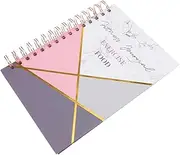 Fitness Planner Book for Women Workout Journal Portable Design for Gym Home Exercises