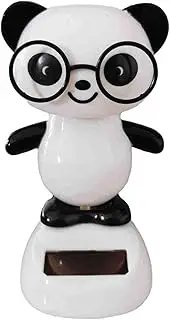 Dashboard Decorations,Cute Solar Powered Dancing Toy | Solar Powered Animal Shaking Head Toy, Cute Figurines Cake Decoration for Car Desk