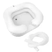 Portable Shampoo Bowl, Air Inflatable Hair Washing Basin Hair Washing Sink fo...