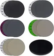6 Inch (150mm) Wet Dry Sanding Discs Assorted Grit 1000/1500/2000/3000/5000 with Interface Pad High Performance Waterproof Hook & Loop Sandpaper Silicon Carbide for Sanding Grinder Polishing, 40 Pack