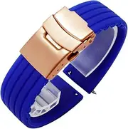 [KBCTFWP] 20mm 22mm Quick Release Silicone Watch Bands Fit For Samsung Active 43mm 47mm Fit For Fossil Watch Strap 18mm 24mm Rubber Sport Bands