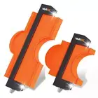 Contour Gauge Profile Tool with Light 5+10 Inch - Super Duplicator Shape and Out