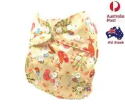Baby Girl Reusable Nappies for Newborn Cloth Nappy Pocket Nappies Diapers (D250)