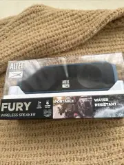 Altec lansing Fury teal wireless speaker portable water resistant 6 hour play