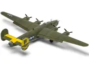2023 Airfix 1/72 Level 3 Model Kit B-24H Liberator Bomber Aircraft, 2 Schemes