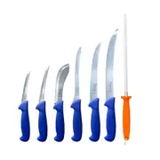 Diekensen Butcher Knife Set Boning Skinning Steak Knives Filleting Knife & Steel