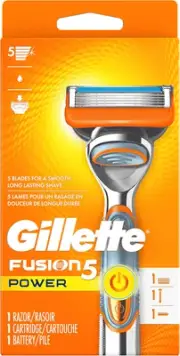 Gillette Fusion5 Power Razor for Men, 1 Gillette Power Razor Handle + 1 Blade...