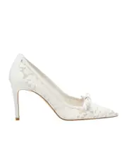 pointed high heels 41 white