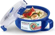 (Breakfast Bowl) - Sistema To Go Collection Microwave Breakfast Bowl, 850ml/ 3.6 Cup, Assorted Colours