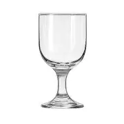 Libbey 3756 Embassy 10 oz Goblet Glass - 2 Doz