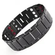 Titanium Magnetic Bracelet men women 4 Elements Arthritis Pain Balance Energy