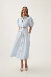 Harling Logo Midi Dress